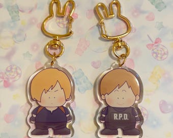 Leon Kennedy Acrylic Chibi Keychains | 2”