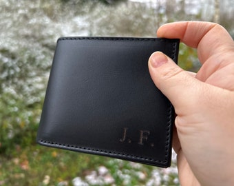 Personalized wallet, leather purse, custom wallet, Father's Day gift, handmade gift, gift for him, vintage wallet