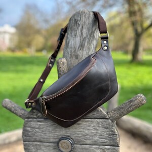Herren, Damen Leder Bauchtasche
