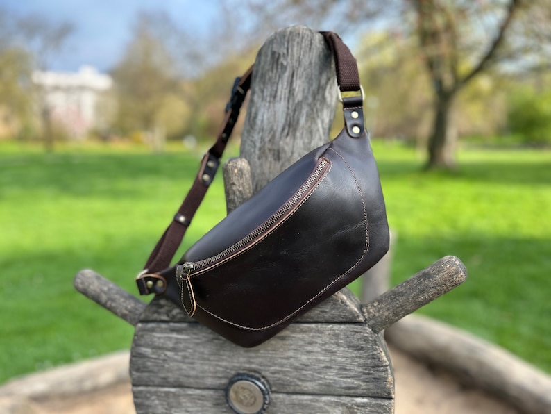 Herren, Damen Leder Bauchtasche