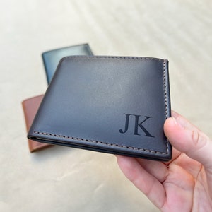 Personalisierte Geldbörse,Geldbeutel | Graviertes Portemonnaie für Herren | Personalisierter Kartenhalter | Vatertagsgeschenk | Gift for him