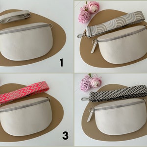 Leder Gürteltasche mit Schultergurt