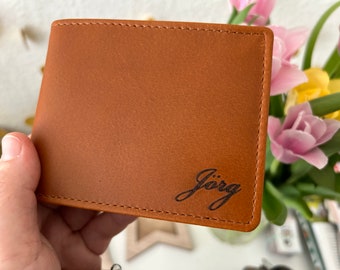 Personalized wallet, vintage wallet, men's wallet, gift for dad, wallets for men, men's wallet, handmade gift