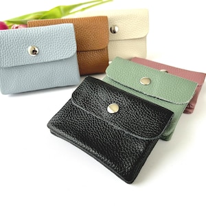 Portemonnaie mit Münzfach, Frauen Geldbörse, mini Leder Geldbeutel, Muttertagsgeschenk, Best Gift, Damen Münzbeutel