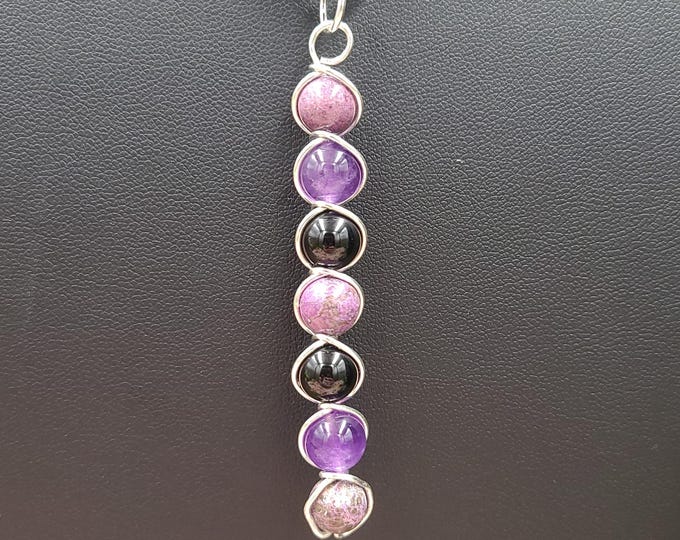 Protection Necklace, Rescue recovery and forgiveness pendant, Intuition Necklace.
