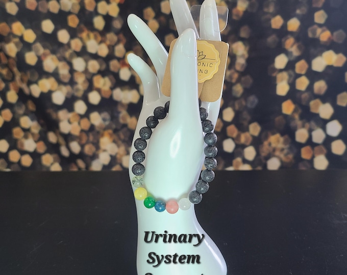 Urinary System Support, beaded Stretch bracelet, Handmade, healing, spiritual, beaded, bracelet, stretch, improve kidney function