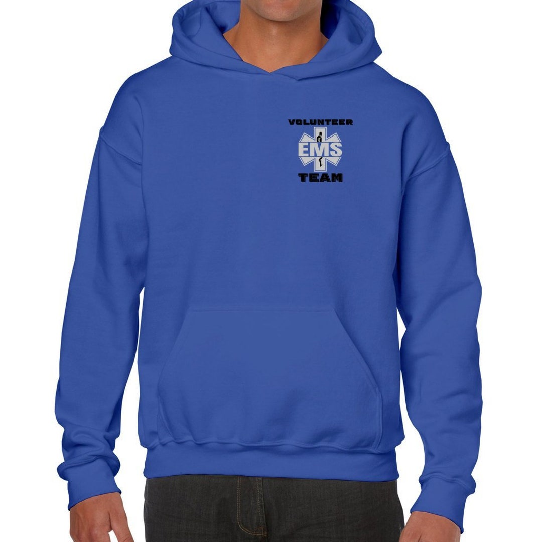 Volunteer EMS Team Graphic Tunisex Heavy Blend Hooded Etsy