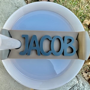 Personalized Tumbler Name Plate: Custom 30oz/40oz Stanley Tag