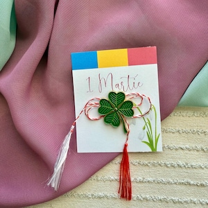 Martisor | Martisoare | Four Leaf Clover Martisor | Romanian Traditional Martisor | 1 Martie