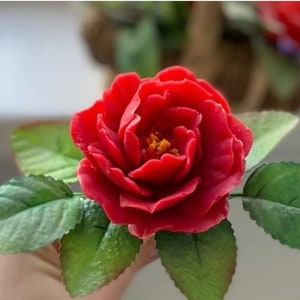 3D Rose Silicone Mold for soap making Flower Mold Rose Gift
