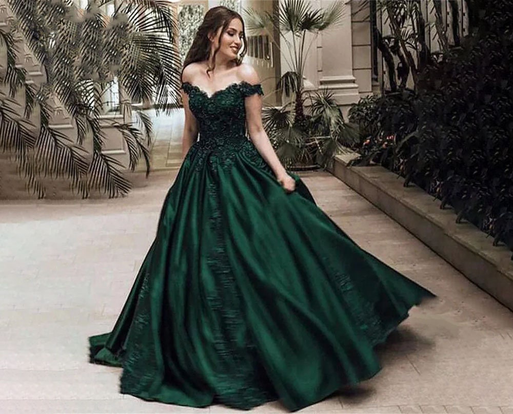 Dymaisei Prom Dresses Ball Gowns for Women Formal Satin Long India | Ubuy