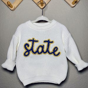 スポーツ チーム セーター 男の子 バスケットボール フットボール ファン 赤ちゃん 幼児用 厚手 ホワイト セーター