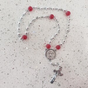 Holy Face Chaplet, Handmade Chaplet, Passion of Jesus, Catholic Chaplet, Jesus Chaplet, Holy Face of Jesus Christ Chaplet