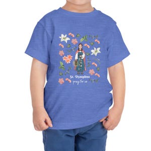 TODDLER St. Dymphna T-Shirt, Saint Dymphna Kids T-Shirt, Catholic Saint Shirt, Catholic Gift