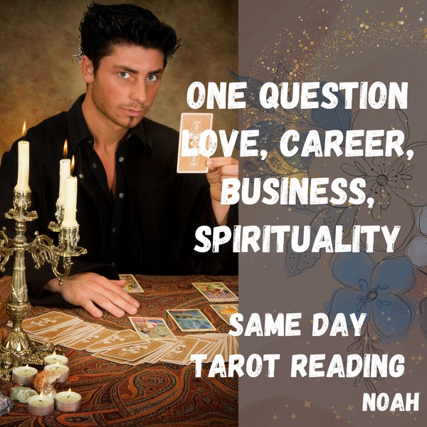 Lecture de tarot très rapide d’une carte, lecture de tarot à une question, lecture de tarot le jour même, amour, carrière, affaires, spiritualité, lecture psychique