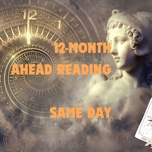 Lectura de Tarot para los próximos 12 meses: Pronóstico detallado para el amor, la carrera y la vida / Guía de Tarot personalizada para cada mes / Lectura psíquica