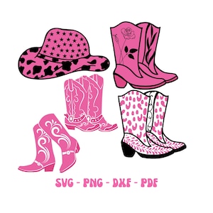 Cowgirl Boots Svg Bundle | Cowgirl Boots Clipart | Western Digital Download | Western Svg | Cricut Cut Files | Instant Access