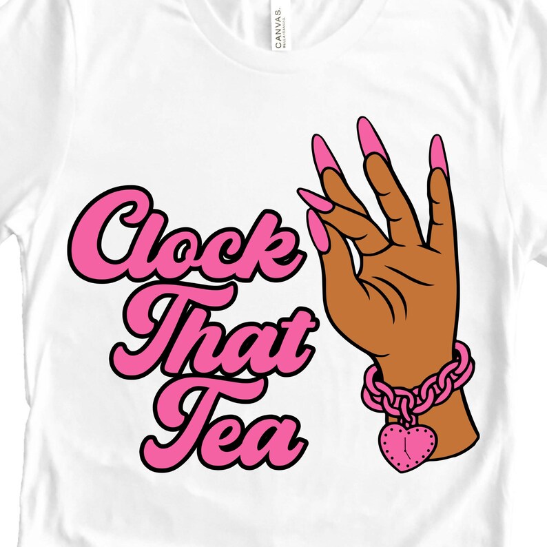 Clock That Tea Png | Clock That Tea Svg | Instant Download | Digital ...