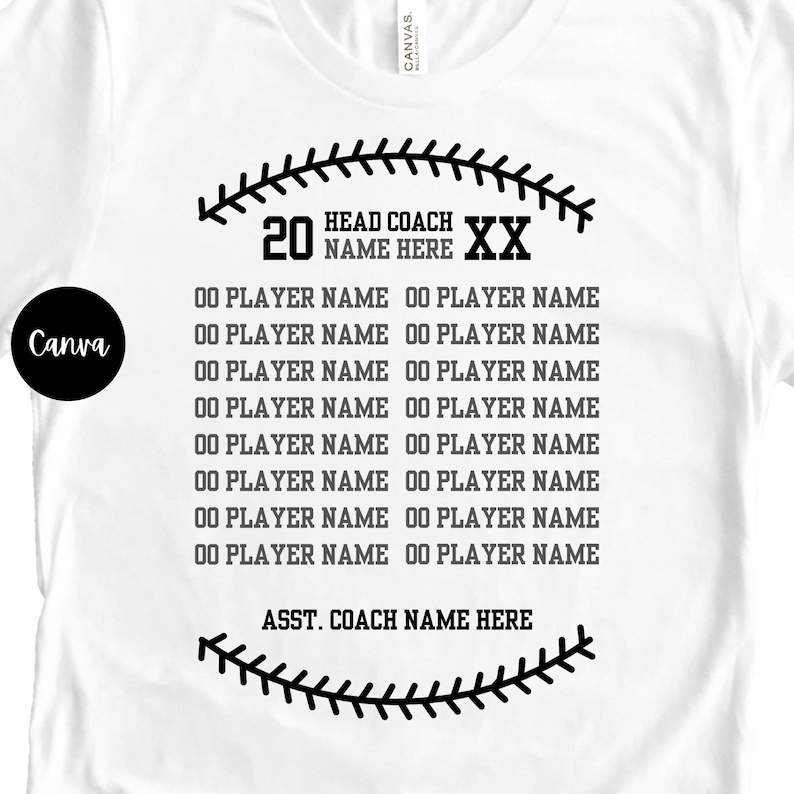 Roster Shirt Template Football | Team Shirt Design | Football Svg ...