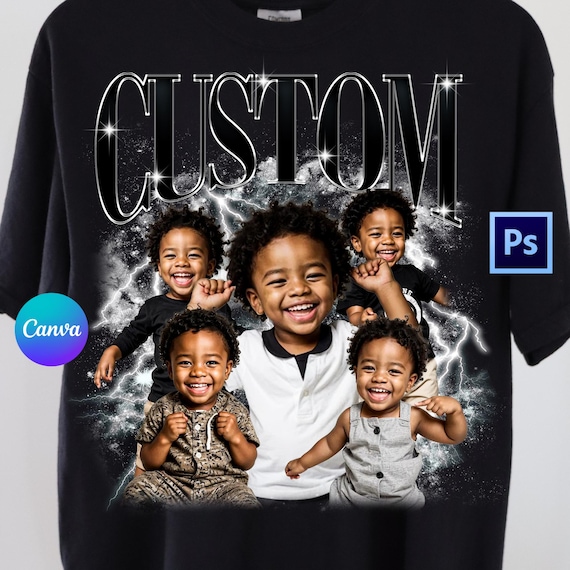 Editable Canva Templates Bootleg | Bootleg T Shirt Template Canva | Custom Rap Tee Template | Bootleg Template Psd | Bootleg Template