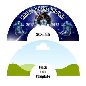 Clack Fan Template Blanks | Clack Fan Drag And Drop Template | Canva Clack Fan Template | Sublimation Clack Fan Template | Canva Template