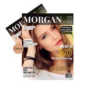 Birthday Magazine Canva | Birthday Magazine Cover Template | Birthday Magazine Template Canva | Funky Magazine Template | Editable Template