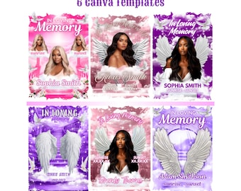Memorial Shirt Template Purple | In Loving Memory Of Shirt Design | Canva Memorial Shirt Design | Memorial Shirt Design Template Canva