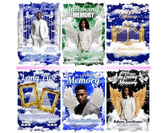 Plantilla de camiseta conmemorativa Canva / Camiseta conmemorativa Canva / Plantilla de diseño de camiseta "En memoria amorosa" / Diseño de camiseta "En memoria amorosa"