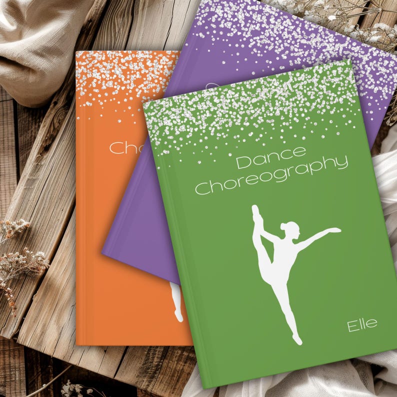 Dance Choreography Notebook, Personalized Dance Journal With Name ...