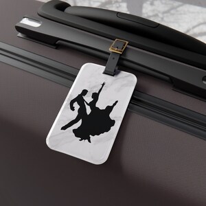 Luggage Tag For Ballroom Dancer or Coach, Travel Tag For Ballroom Instructor or Partner, Dance Bag Tag For Couples, Ballroom Dance Gift