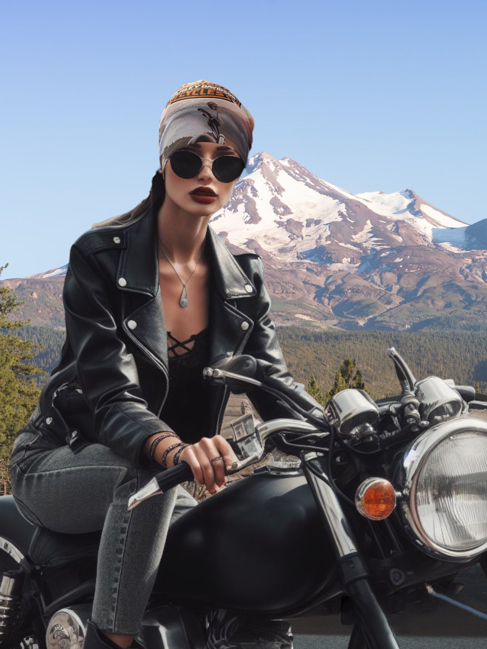 Scarf Riding Motorcycle Harley Davidson Motorcycle Neck Gaiter /bandana/ Buff Scarf/ Bikers ...