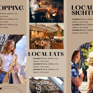 Airbnb Brochure Template Etsy