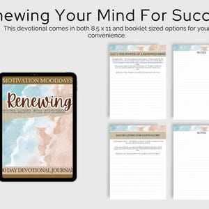 30 Day Devotional - Renewing Your Mind for Success