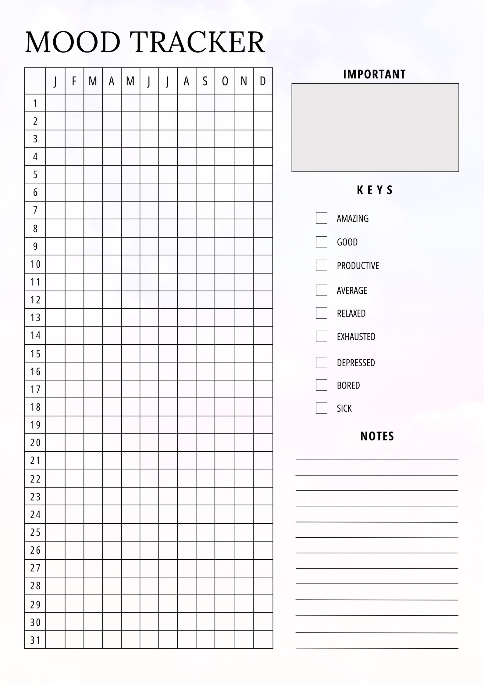 Daily Wellness Journal for Anxiety - Etsy