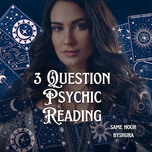 3 Fragen Psychic Reading, Selber Tag, %99 Genau, Volle Tarot Kartenlegung, Zukunftslegung durch Psychic Shura, Echte Antworten
