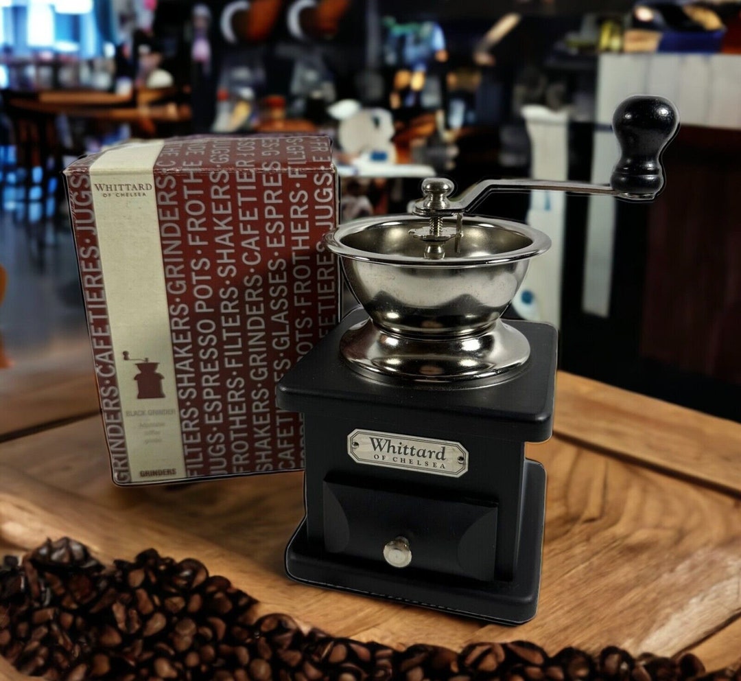 Whittard of Chelsea Coffee Bean Grinder Retro Manual Hand Etsy UK