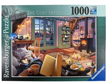 Ravensburger 1000 Piece Jigsaw Puzzle 'THE COSY SHED' My Haven No.6 ~ Complete