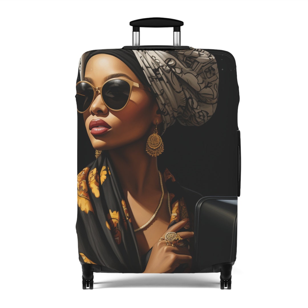 Fashionably on the Go Luggage Cover Etsy