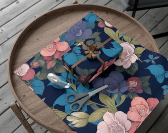 Elevate Your Gift Presentation with Exquisite Floral Wrapping Paper: Unveil the Artistry of Gift-Giving.