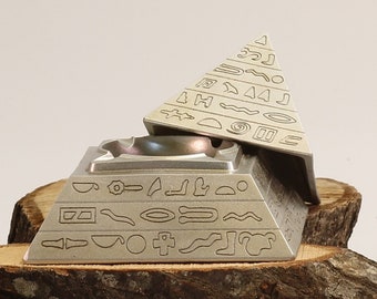 Egyptian Pyramid Shaped Ashtray Decor - Ancient Egypt Home Decor Sculpture