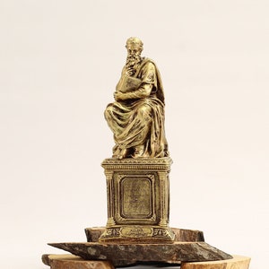 Plato Statue - 11 Inches Ancient Greek Philosopher Home Decor Sculpture