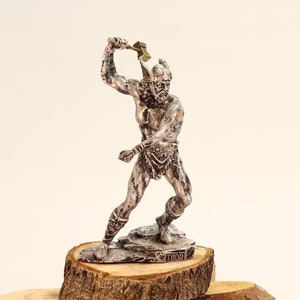 Thor Statue - 10.6 Inches Norse God Sculpture