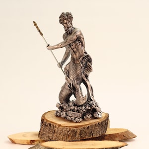 Estatua de Poseidón - Escultura del antiguo dios griego de 11,4 pulgadas