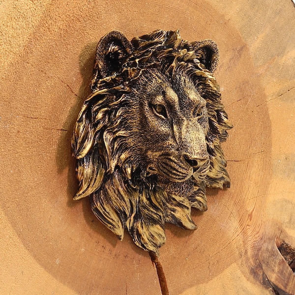 Lion Head Wall Decor Etsy