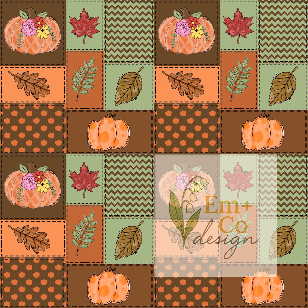 Fall Patchwork Texture Fall Patchwork Seamless File- Seamless Pattern - Etsy