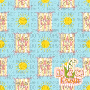 Lake Life Seamless Pattern- seamless file