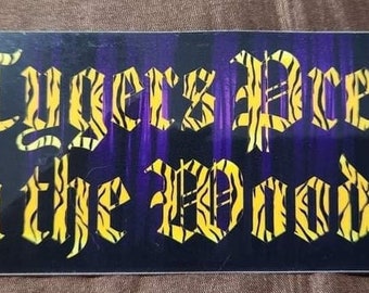 Tygers Prey in the Woods Vinyl Sticker