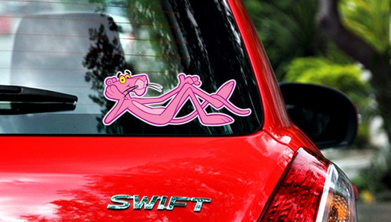 Pink panther car decals deals