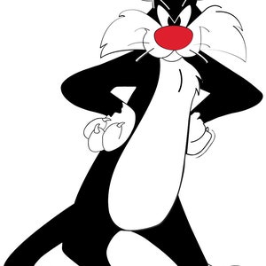 Sylvester The Cat Sticker Vinyl Decal / Sticker 10 sizes!! Free Shipping!!