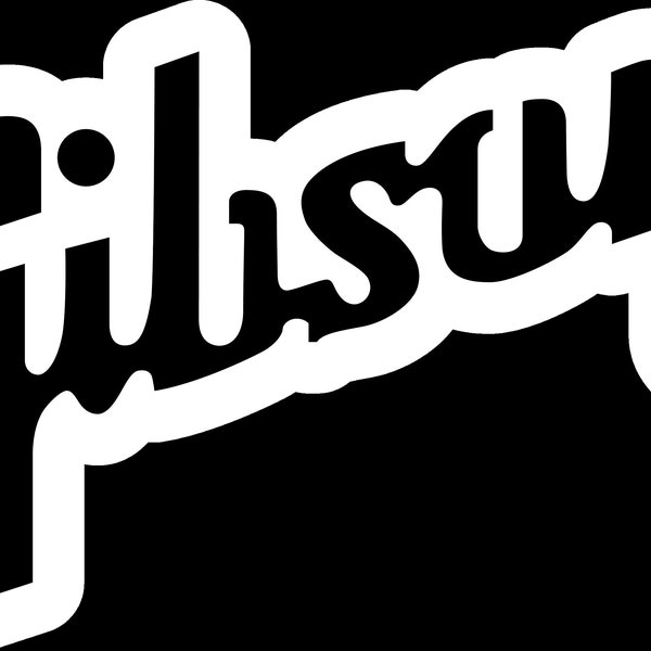 Gibson guitars Sticker Vinyl Decal / Sticker 10 sizes!! Free Shipping!!